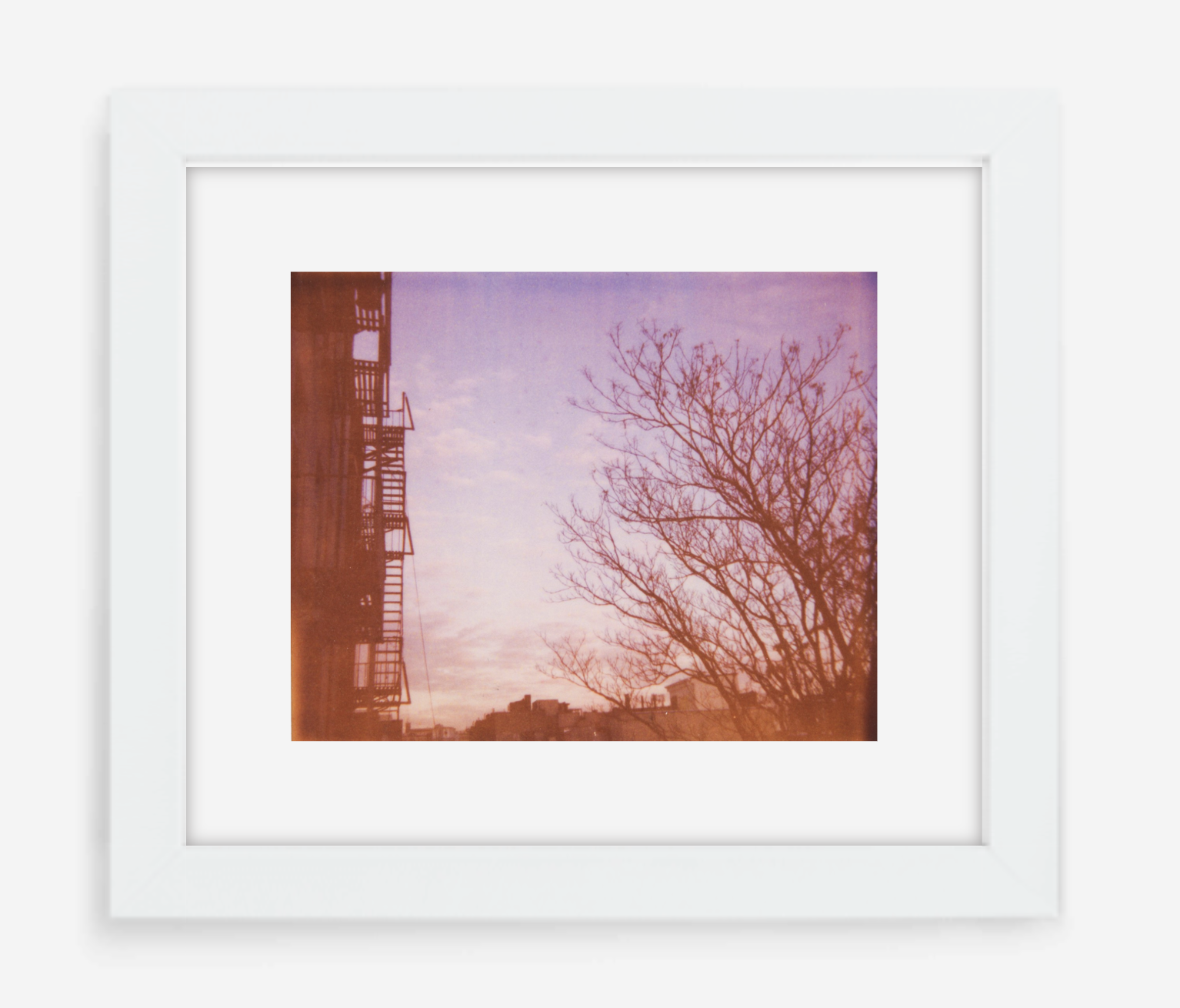 fire escape - 5x4 / Gallery White / With Mat